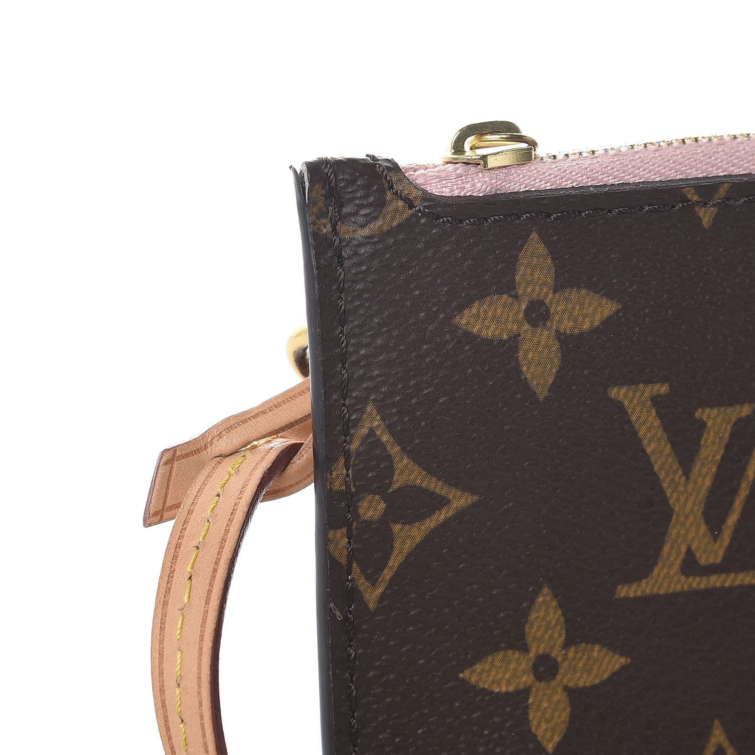 Louis Vuitton Monogram Neverfull MM GM Pochette Rose Ballerine 8 of 8