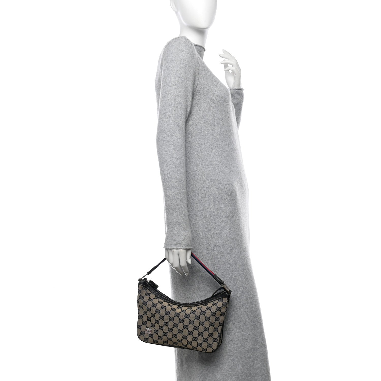 Gucci Monogram Medium Pop Hobo Navy 2 of 10