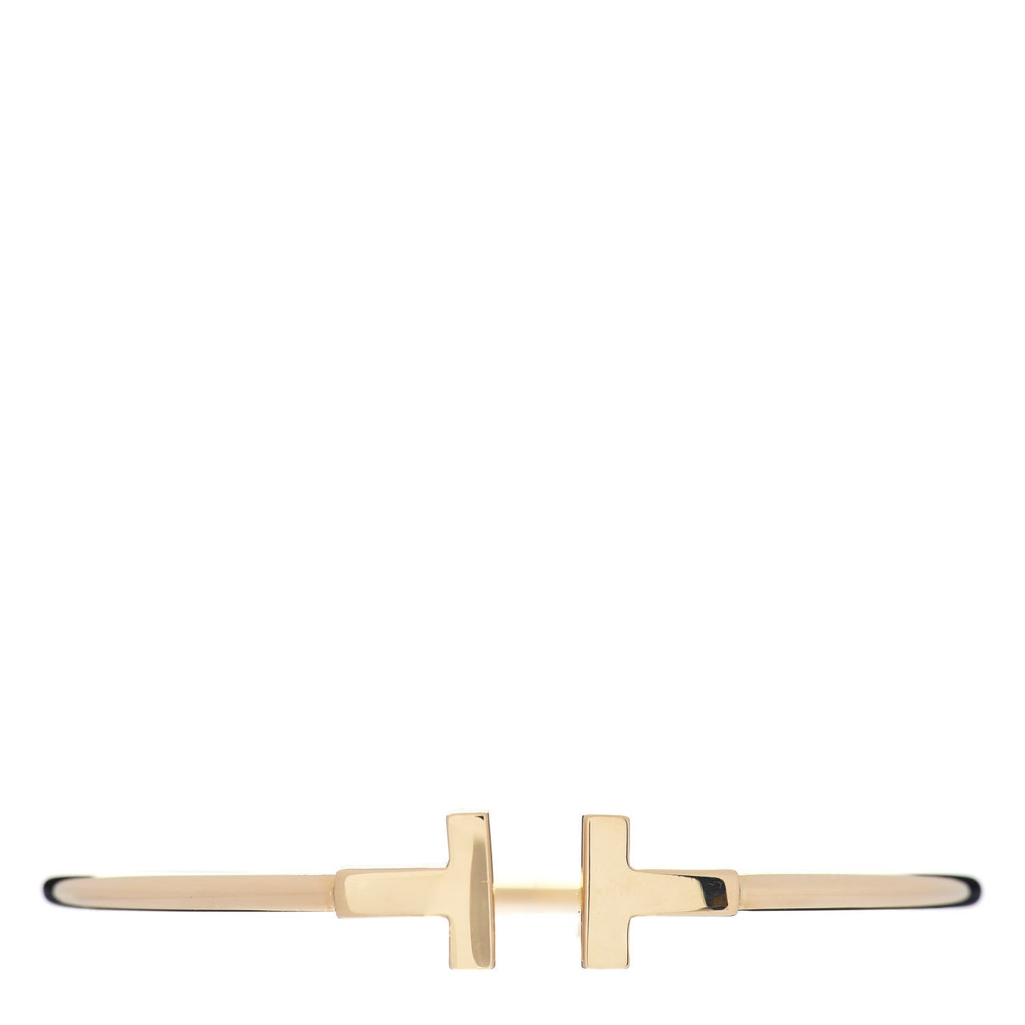 18K Yellow Gold T Wire Bracelet