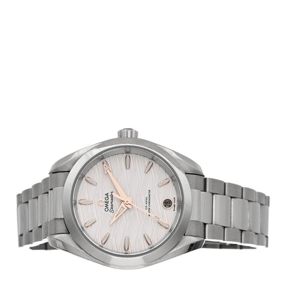 Omega Stainless Steel 34mm Seamaster Aqua Terra 150M Chronometer Automatic Watch Silver 220.10.34.20.02.001 2 of 4