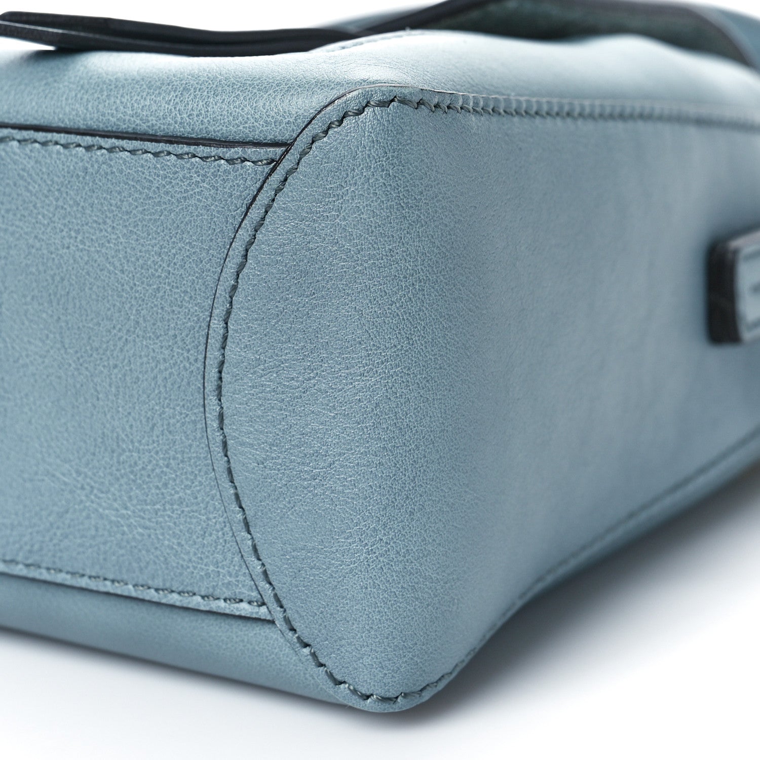 Chloe Calfskin Mini Faye Day Shoulder Bag Cloudy Blue 7 of 7