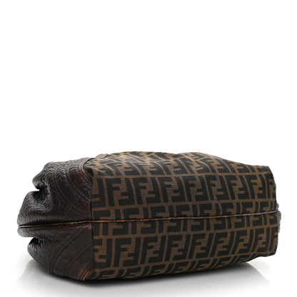 Fendi Zucca Nappa Nuvolata Vitello Tortuga Spy Tobacco Moro 4 of 11