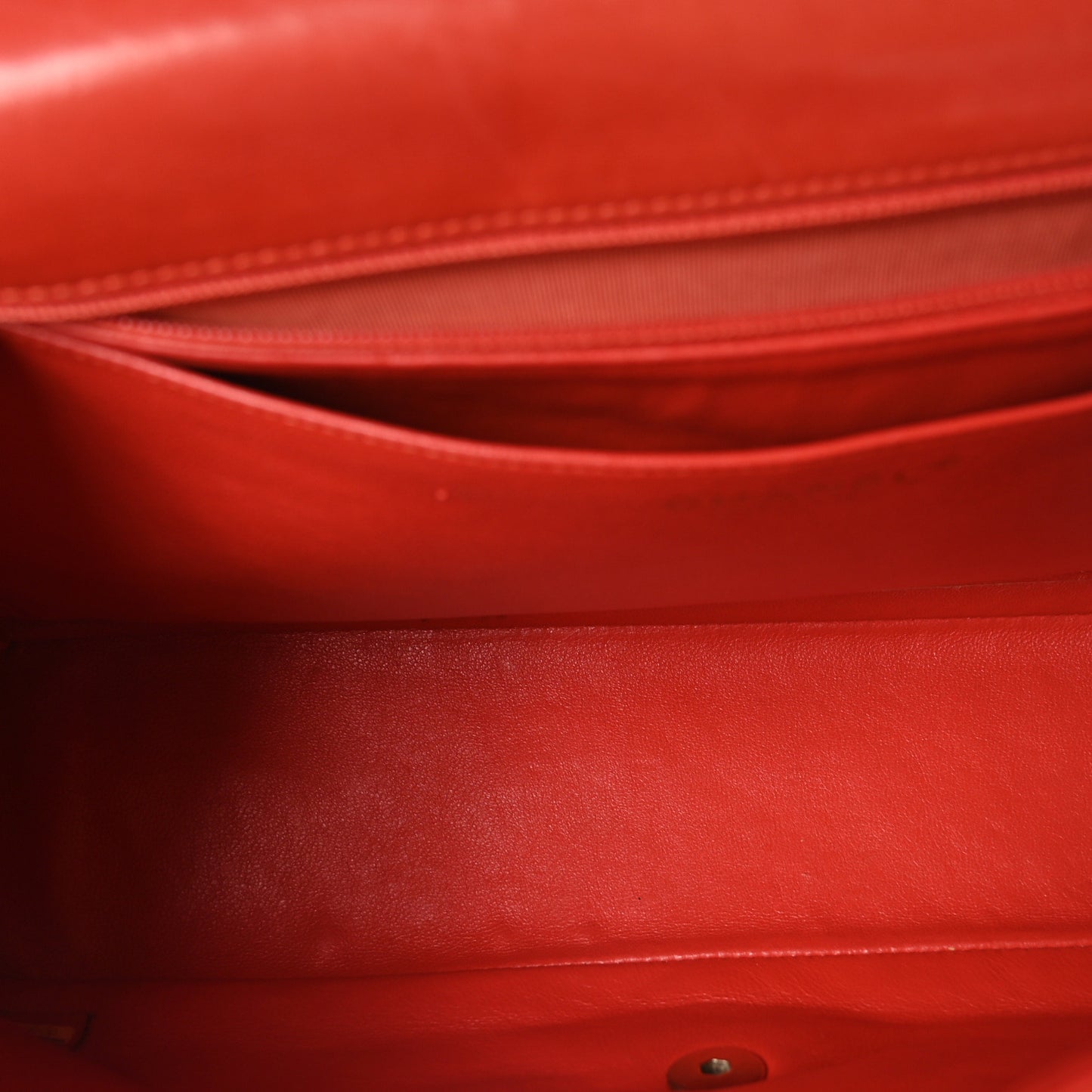 Lambskin Quilted Maxi Single Flap Red
