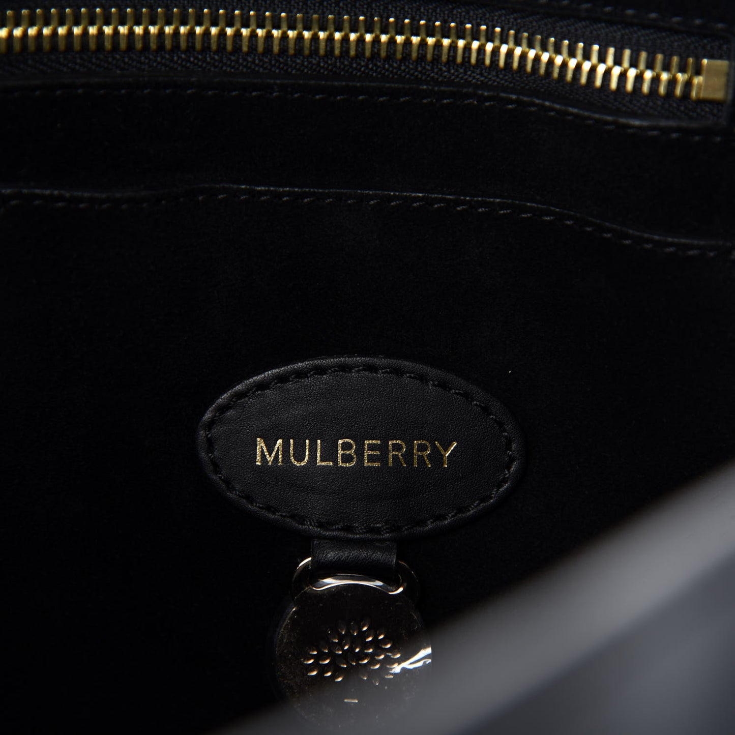 Smooth Calfskin Braided Bayswater Black