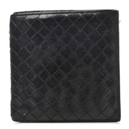 Bottega Veneta Nappa Intrecciato Bi-Fold Wallet Black 1 of 7