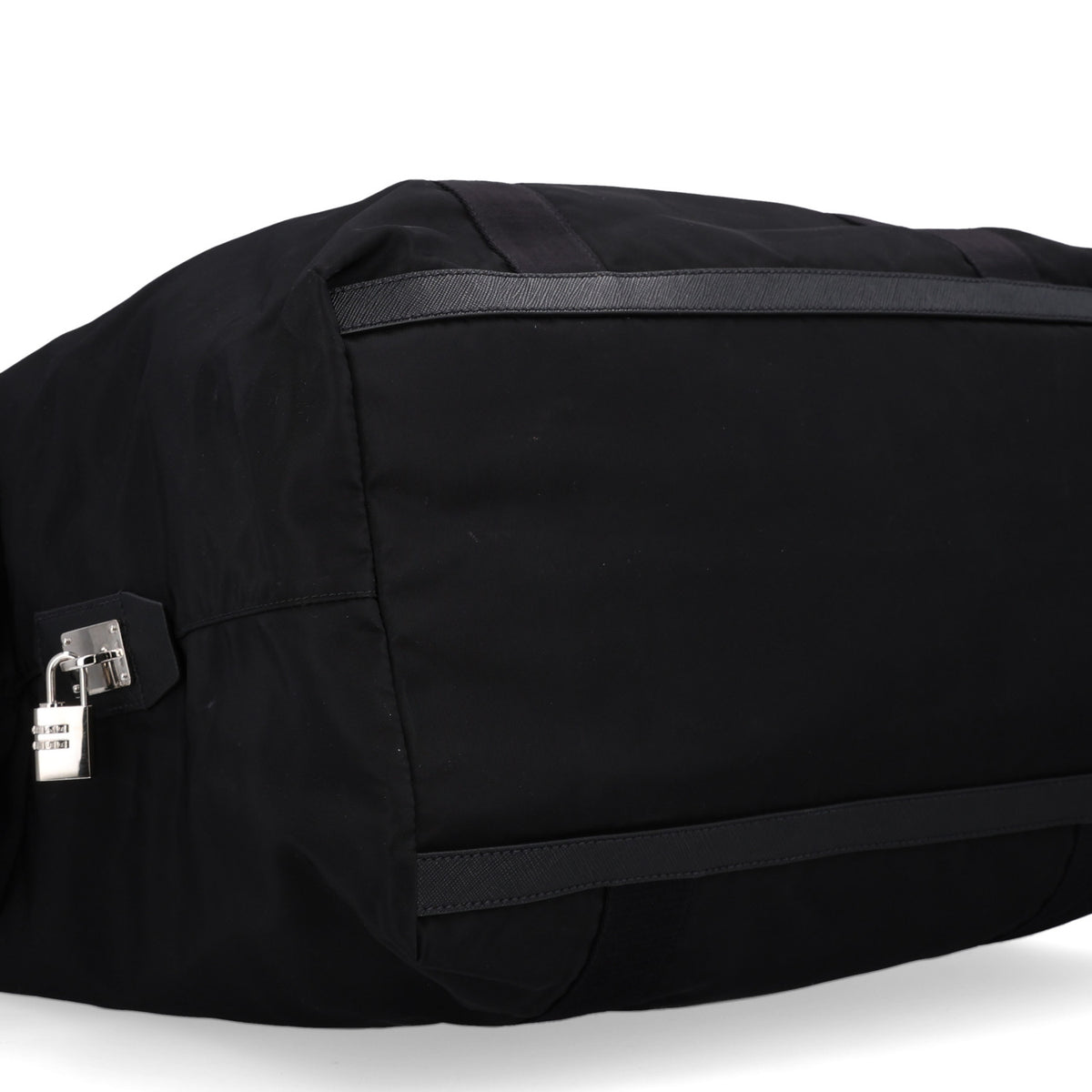 Re-Nylon Saffiano Duffle Bag Black