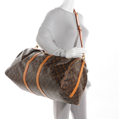 Louis Vuitton Monogram Keepall Bandouliere 55 2 of 7