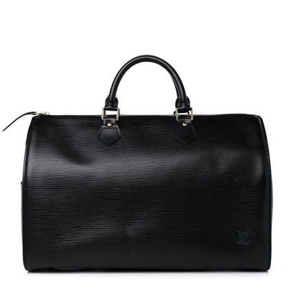 Louis Vuitton Epi Speedy 35 Black 1 of 15
