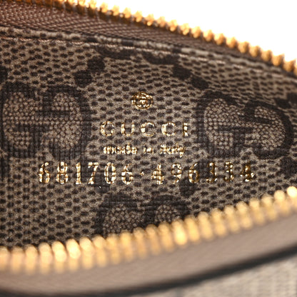 Gucci X BALENCIAGA GG Supreme Monogram Logo Card Case With Strap Beige Ebony 6 of 10