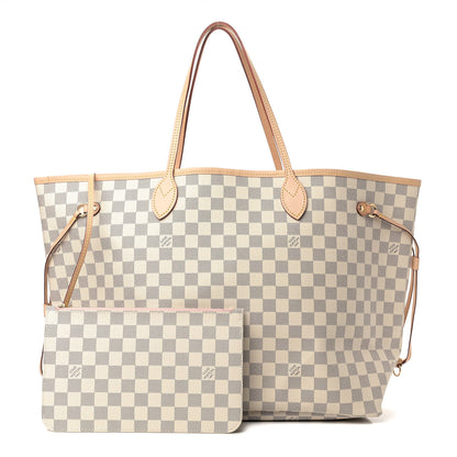 Louis Vuitton Damier Azur Neo Neverfull GM Rose Ballerine 1 of 11