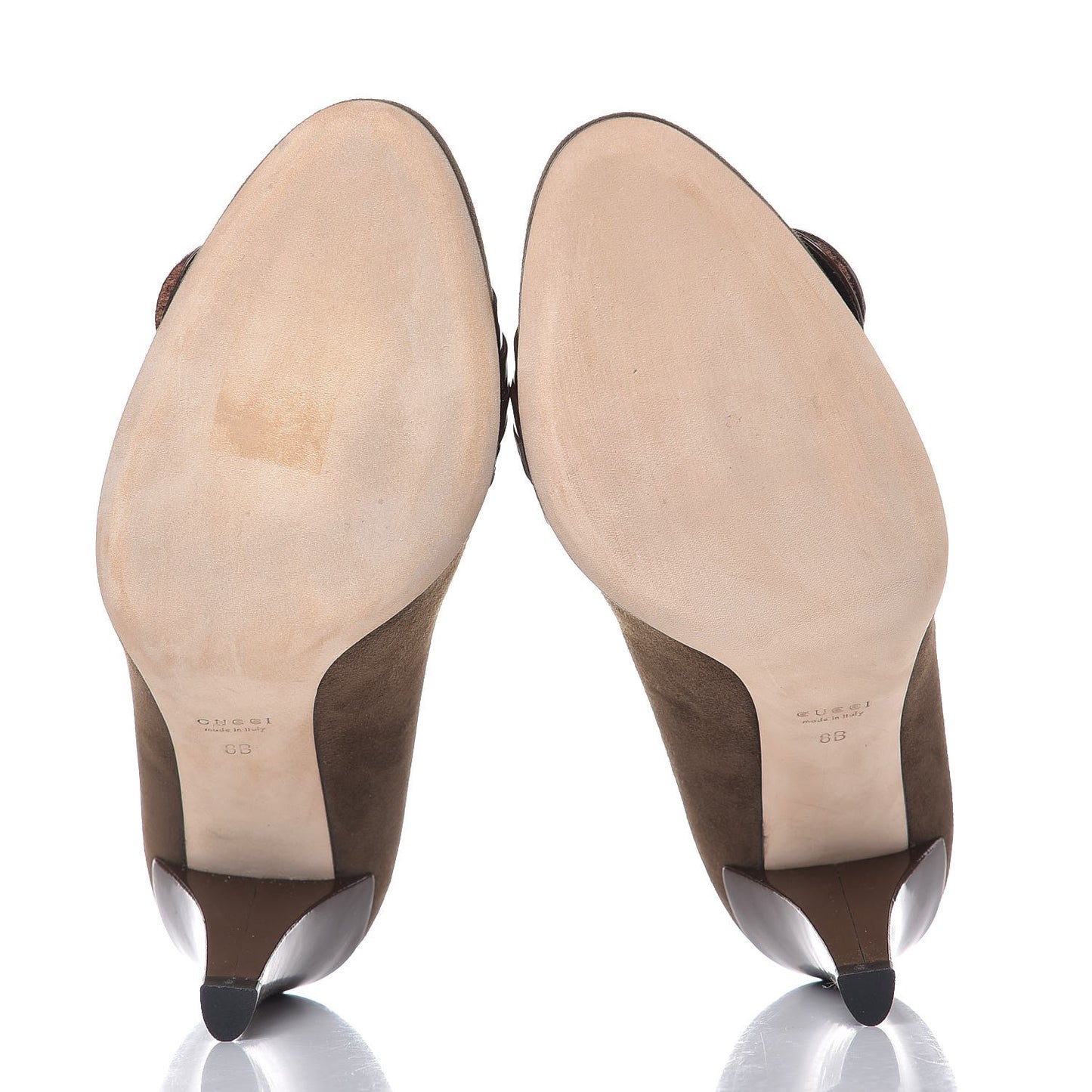 Suede Patent Lambskin Hysteria Medallion Pumps 8 Dapple