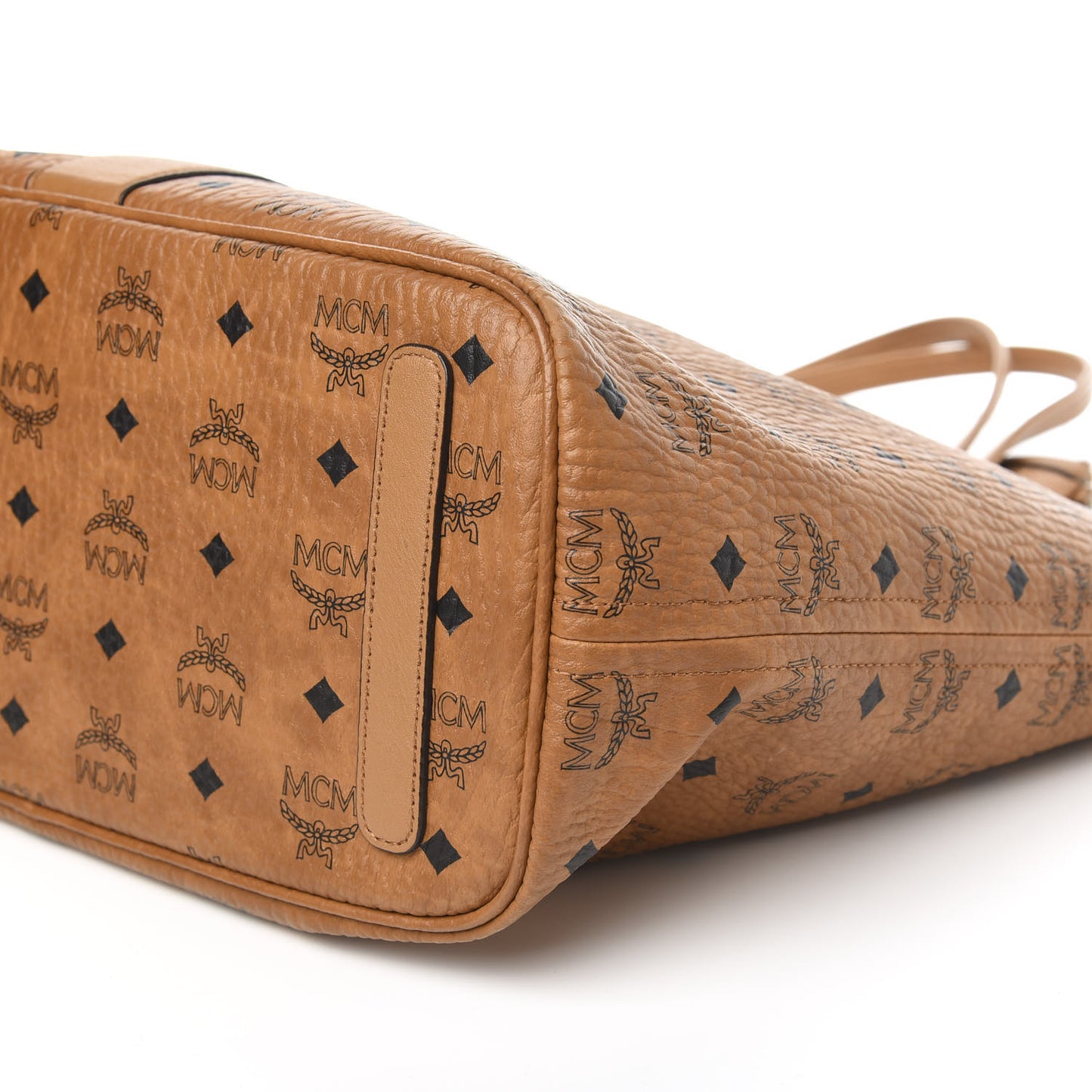 Visetos Medium Liz Reversible Shopper Tote Cognac