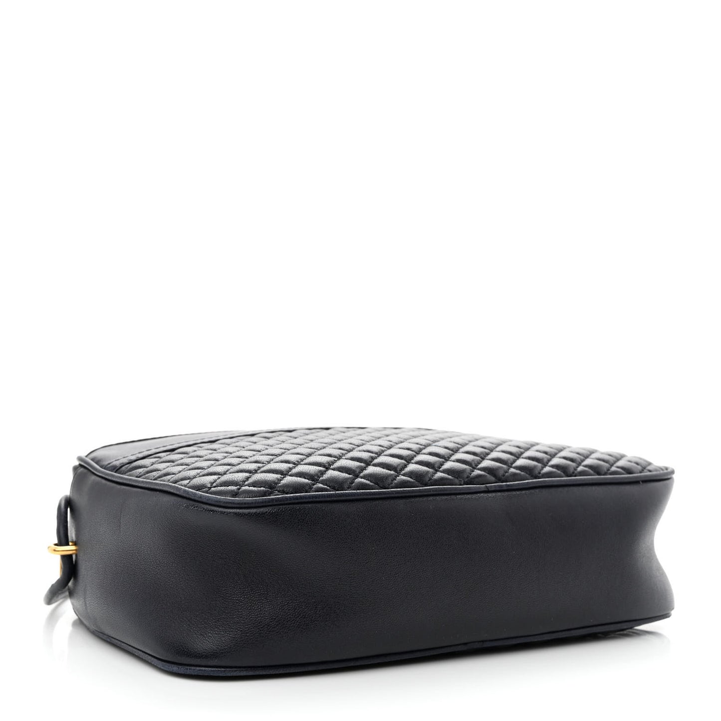 Lambskin Quilted Victoire Camera Bag Deep Marine