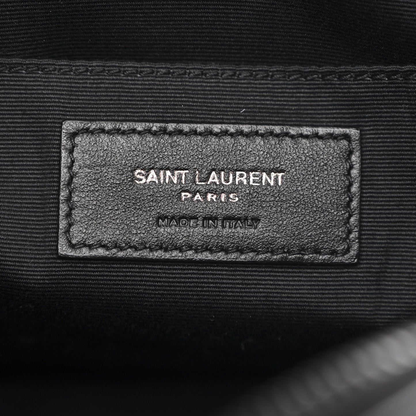 Calfskin Matelasse Monogram Monochrome Lou Camera Bag Black