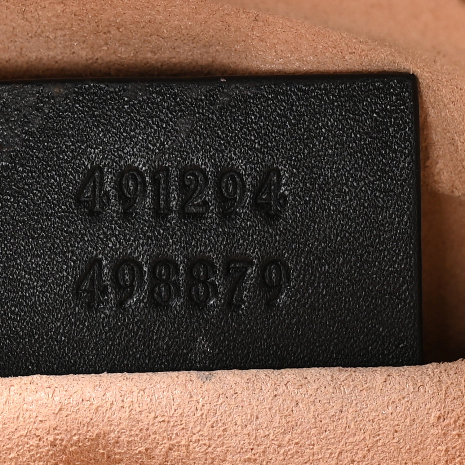 Gucci Calfskin Matelasse GG Marmont Belt Bag 95 38 Black 7 of 10
