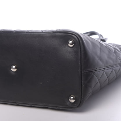 Chanel Calfskin Quilted Large Cambon Tote Black White 12 of 12