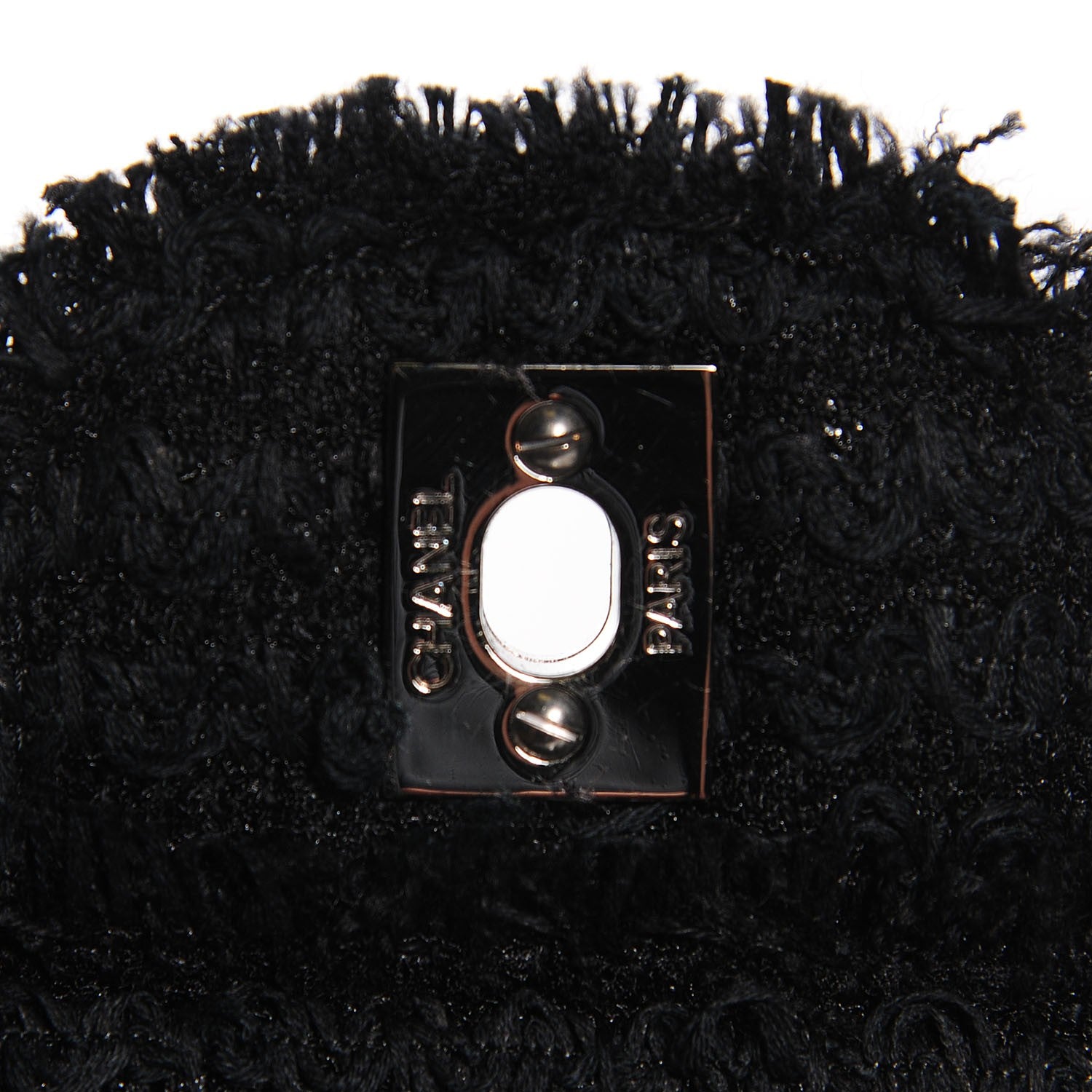 Chanel Tweed Medium Single Flap Black 8 of 8