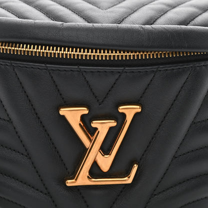 Louis Vuitton Calfskin Quilted New Wave Bumbag Black 7 of 9