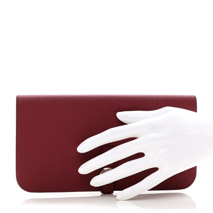 Hermes Togo Dogon Recto Verso Wallet Rubis 2 of 8
