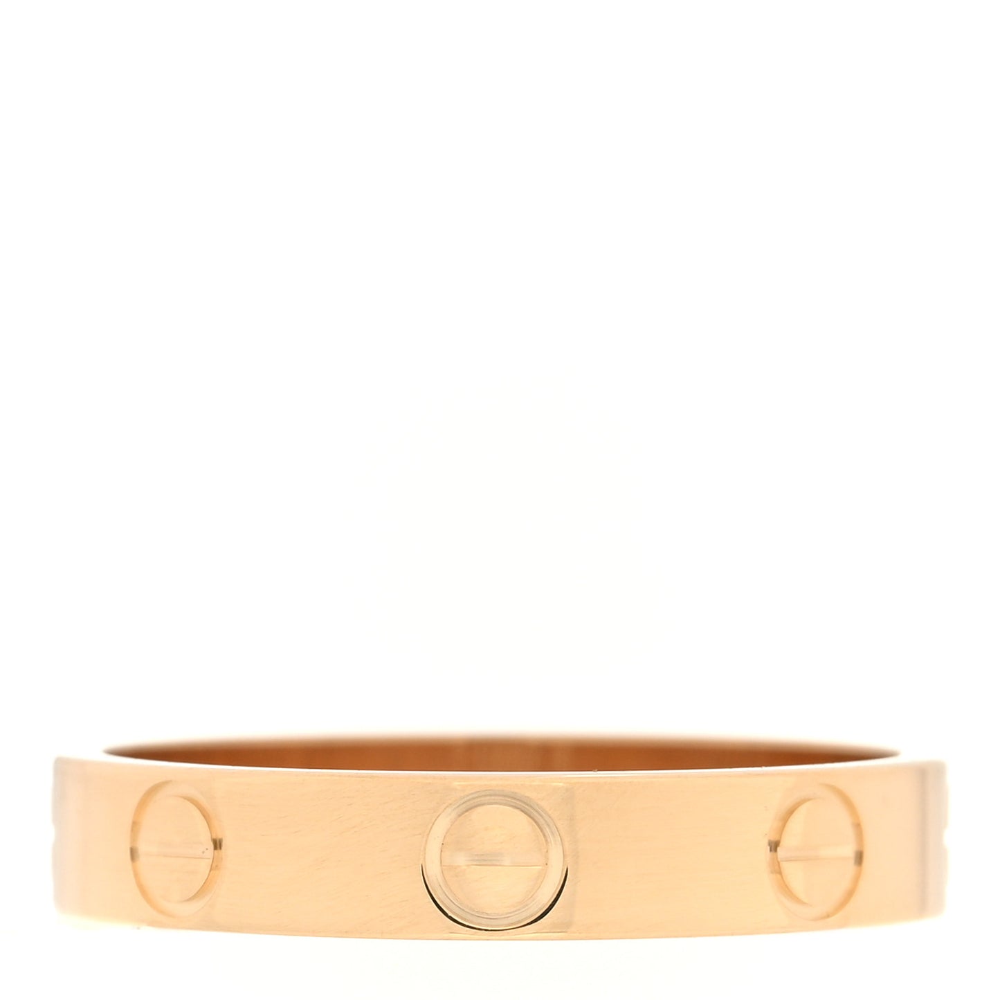 18K Yellow Gold 3.5mm LOVE Wedding Band Ring 54 7