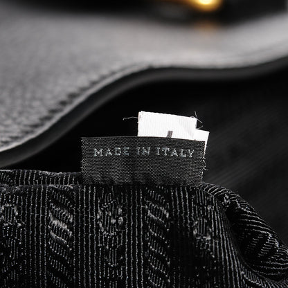 Prada Vitello Daino Shopping Tote Nero Black 8 of 11