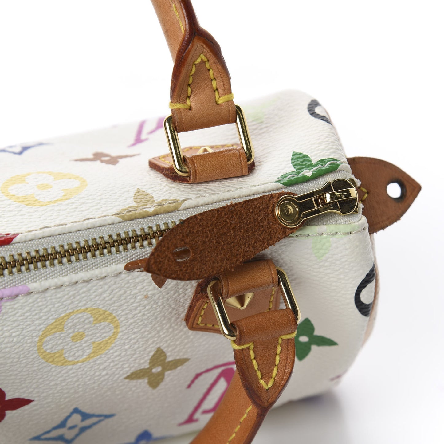 Monogram Multicolor Mini Sac HL Speedy White