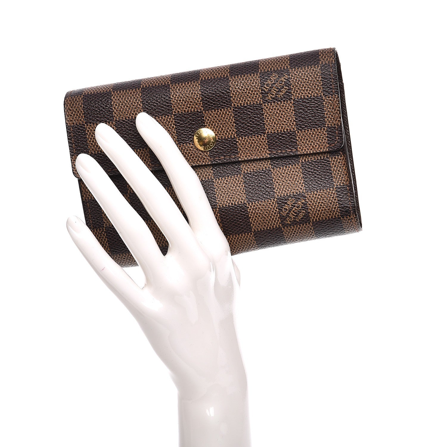 Louis Vuitton Damier Ebene Alexandra Wallet 2 of 9