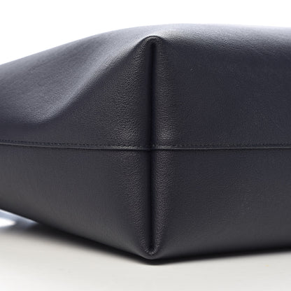 Saint Laurent Calfskin Large Shopping Tote Navy 9 of 11