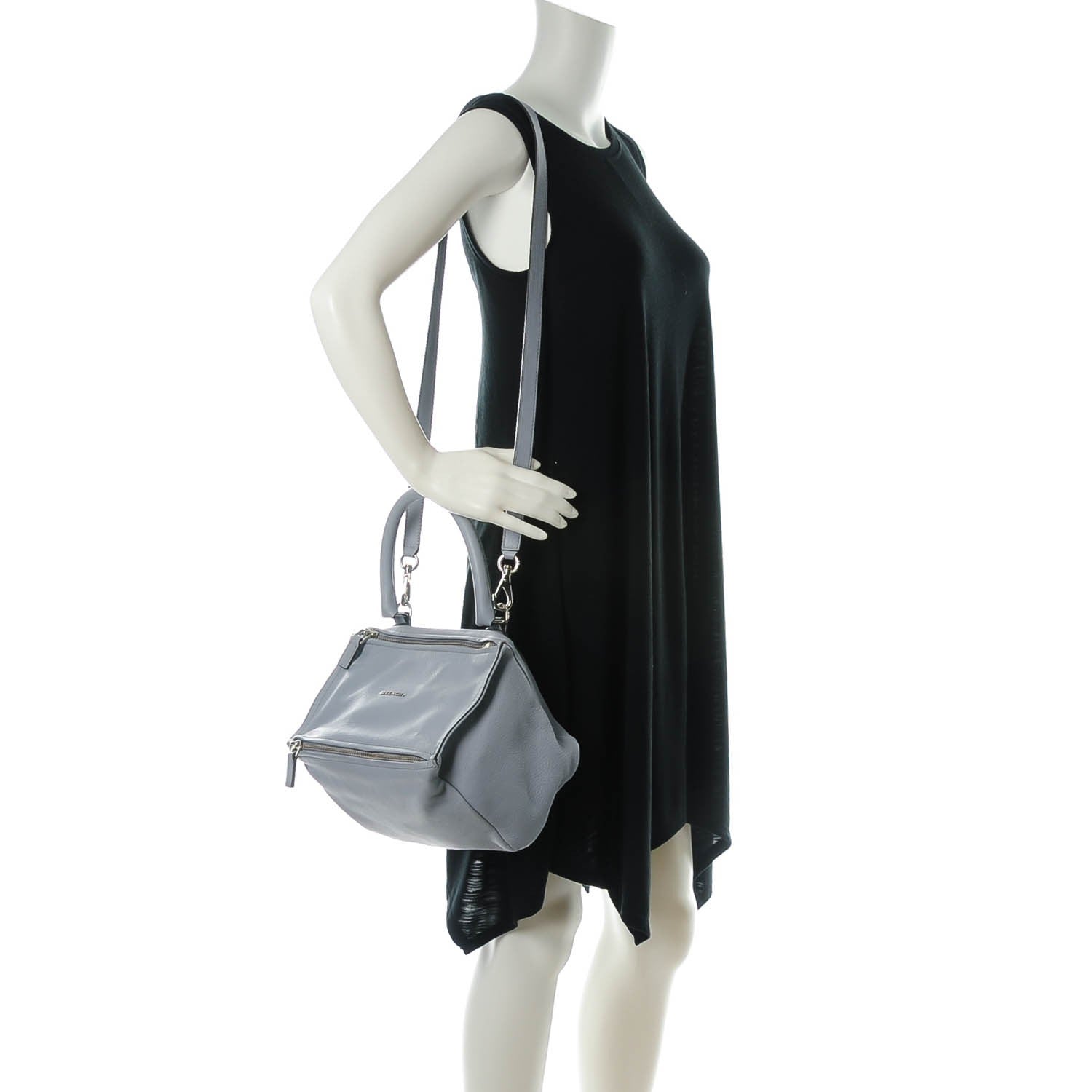 Givenchy Sugar Goatskin Small Pandora Light Grey 2 of 8