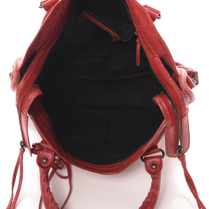 Balenciaga Agneau Classic Hardware City Rouge Cardinal 5 of 16