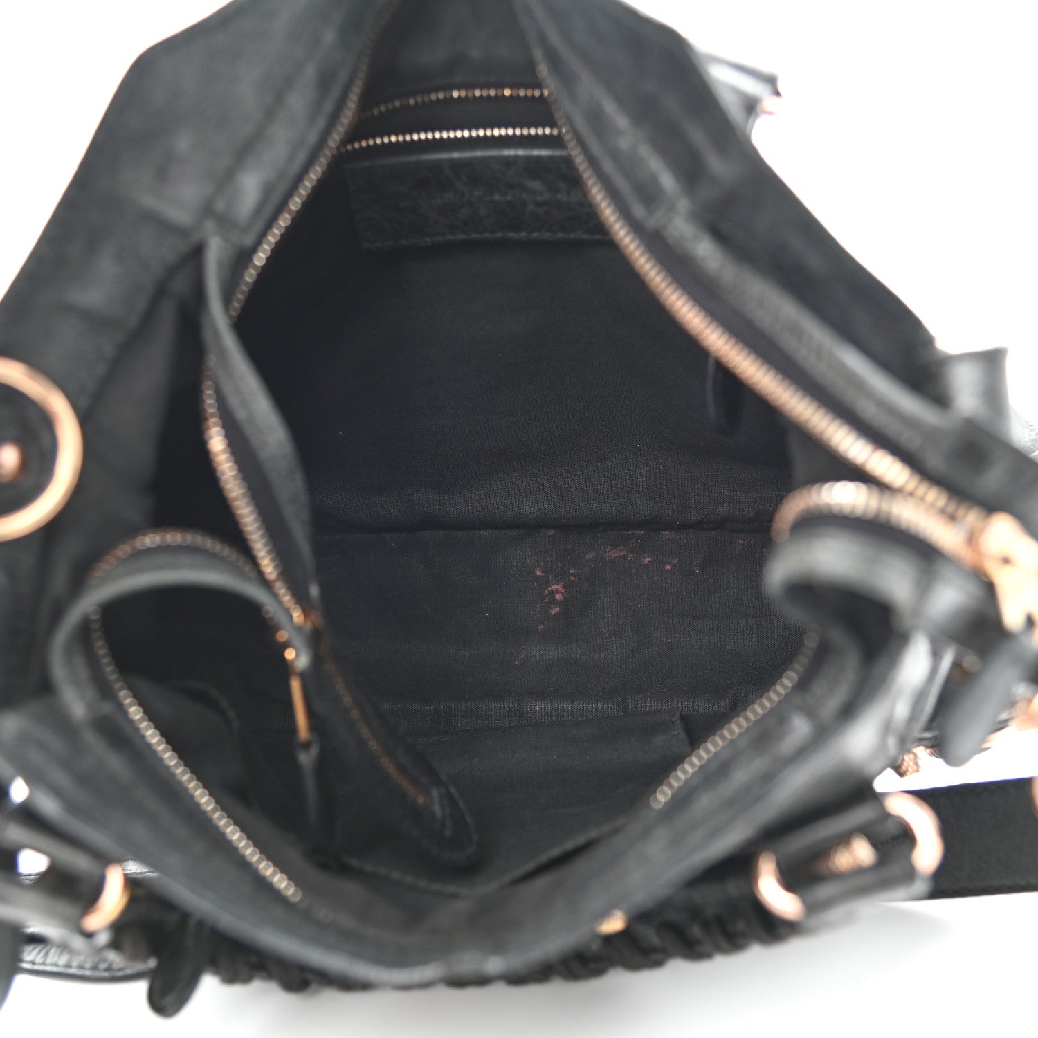 Balenciaga Agneau Giant 12 Rose Gold Hardware Town Black 5 of 15