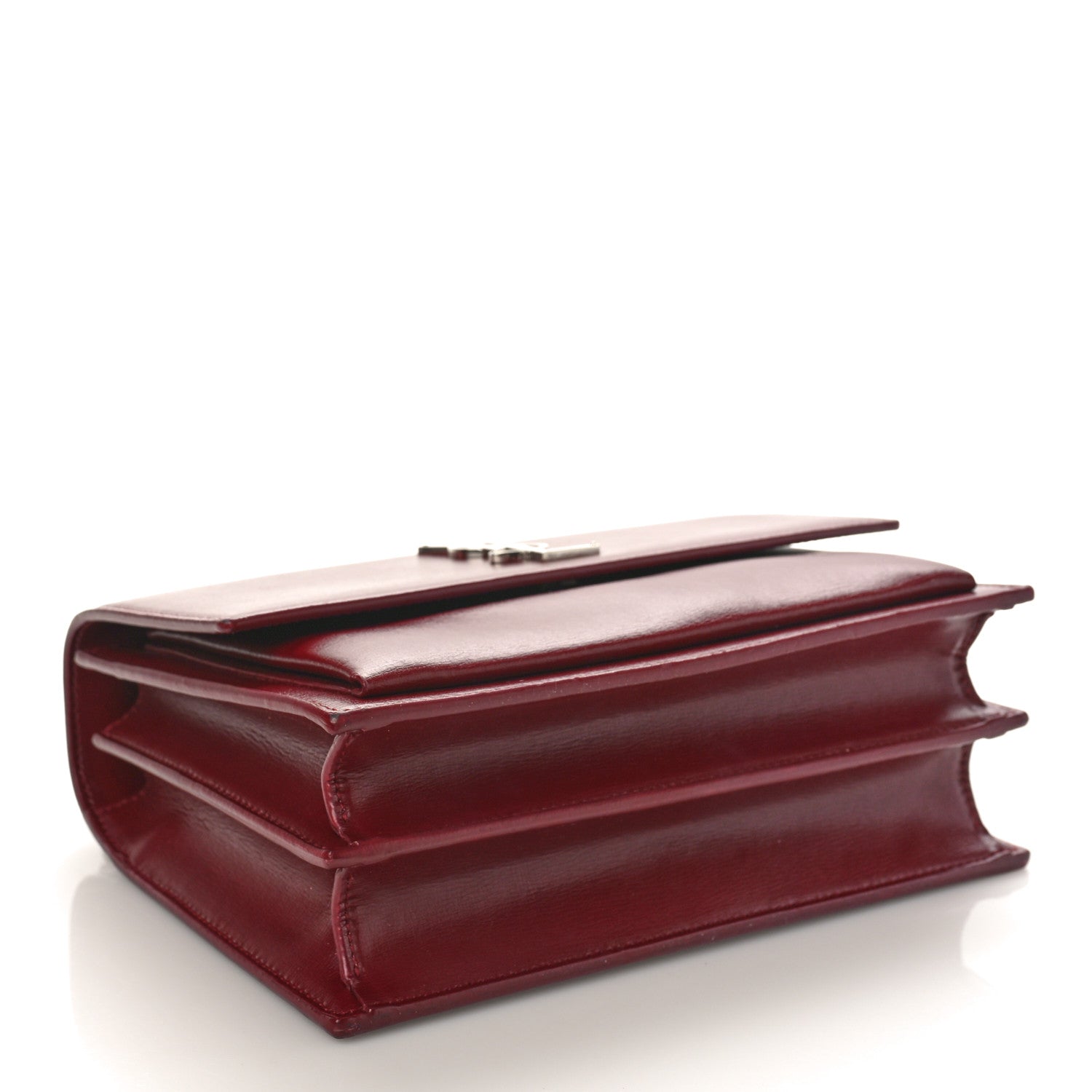 Saint Laurent Calfskin Medium Monogram Sunset Pallisandre 4 of 9