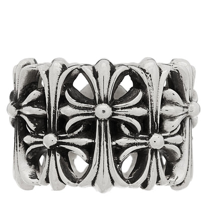 Chrome Hearts Sterling Silver Cemetery Cross Ring 59 8.75 1 of 7