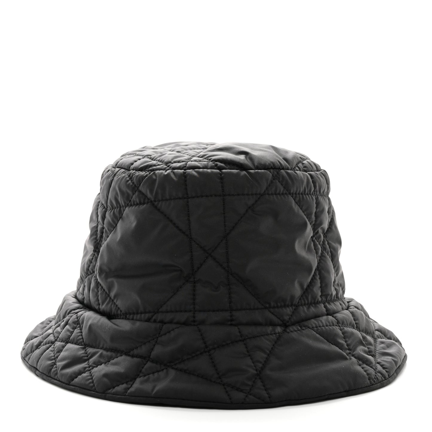 Nylon Cannage Bucket Hat 59 Black