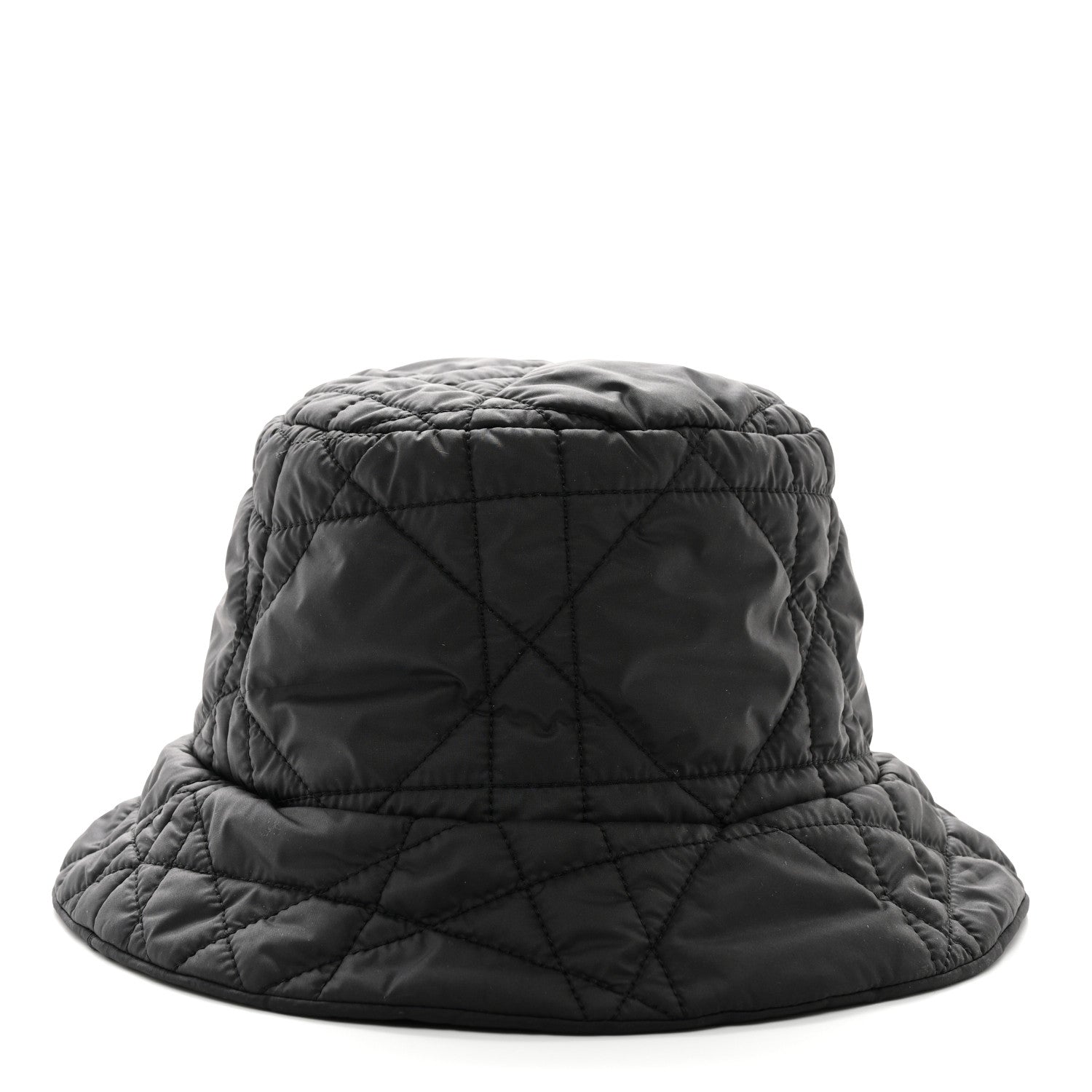 Christian Dior Nylon Cannage Bucket Hat 59 Black 4 of 8