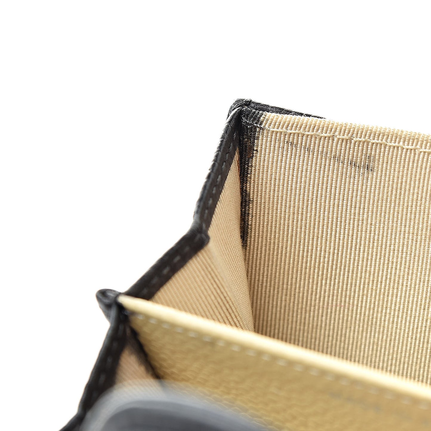 Caviar Quilted Flap Card Holder Black