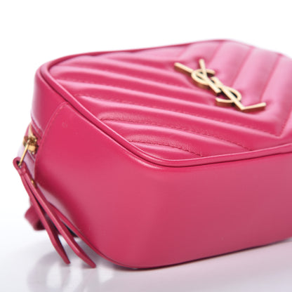 Saint Laurent Calfskin Matelasse Monogram Lou Belt Bag Bright Pink 6 of 10