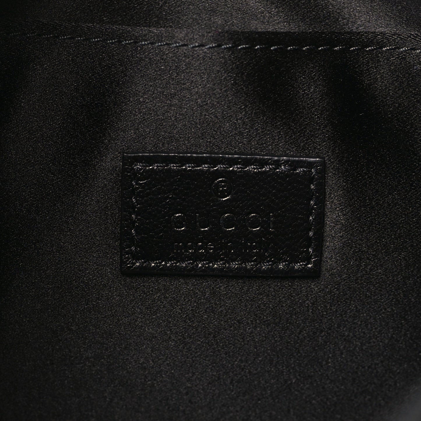 Jacquard Black Denim GG Monogram Horsebit Slim Small Shoulder Bag Black Grey