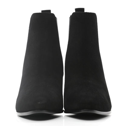 Saint Laurent Suede Chelsea Boots 37.5 Black 2 of 8
