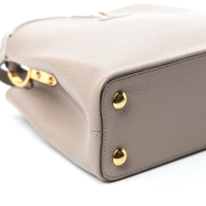 Louis Vuitton Taurillon Capucines BB Galet 6 of 12