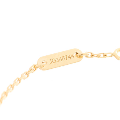 Van Cleef & Arpels 18K Yellow Gold Mother of Pearl Sweet Alhambra Bracelet 5 of 6