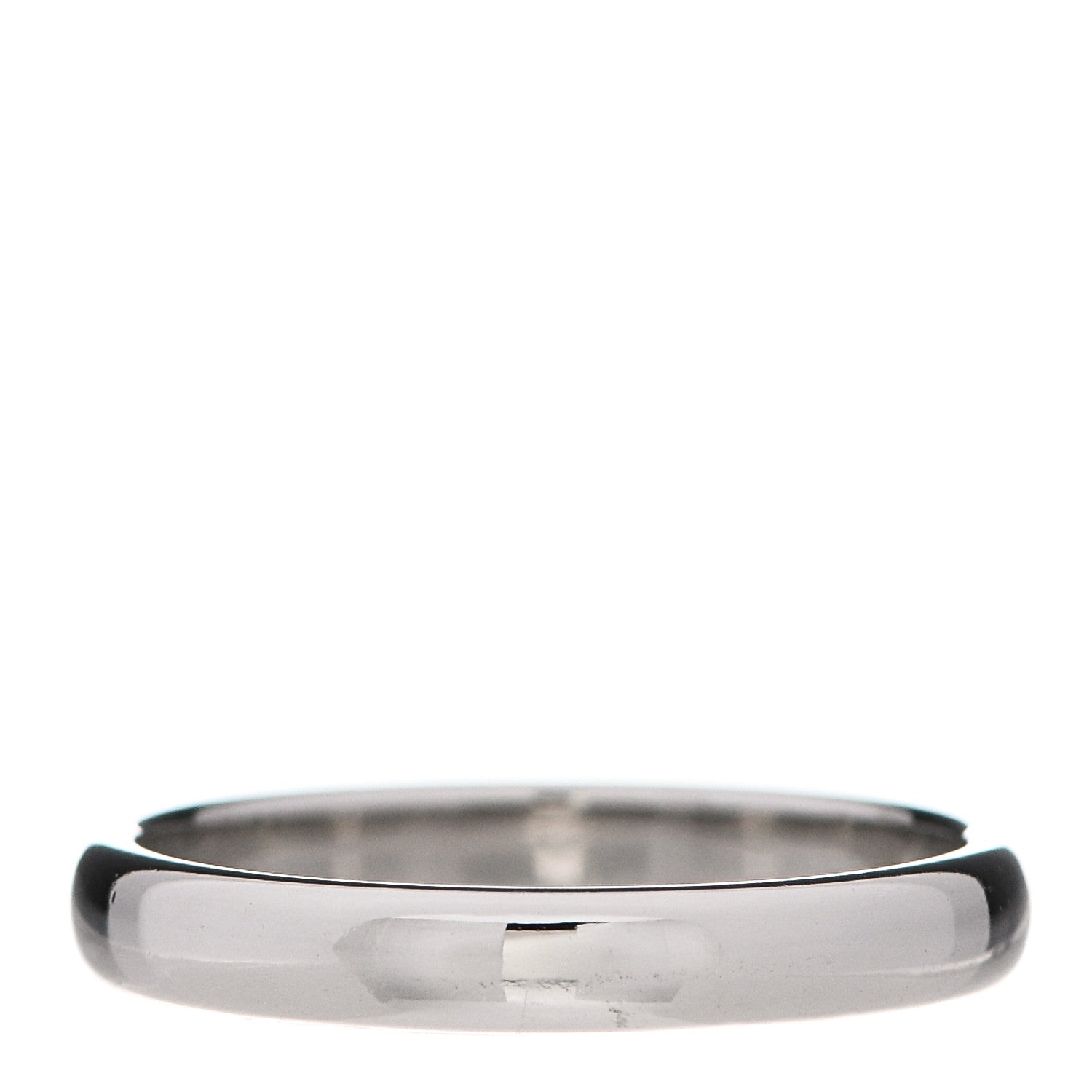 Tiffany Platinum 3mm Classic Wedding Band Ring 54 6.75 3 of 4