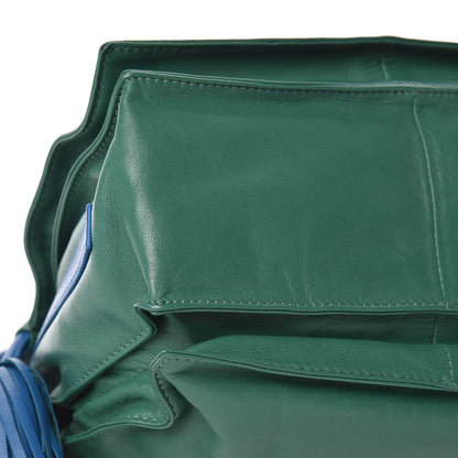 Loewe Calfskin Flamenco Shoulder Bag Green 9 of 10