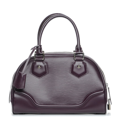 Louis Vuitton Epi Bowling Montaigne PM Cassis 1 of 7