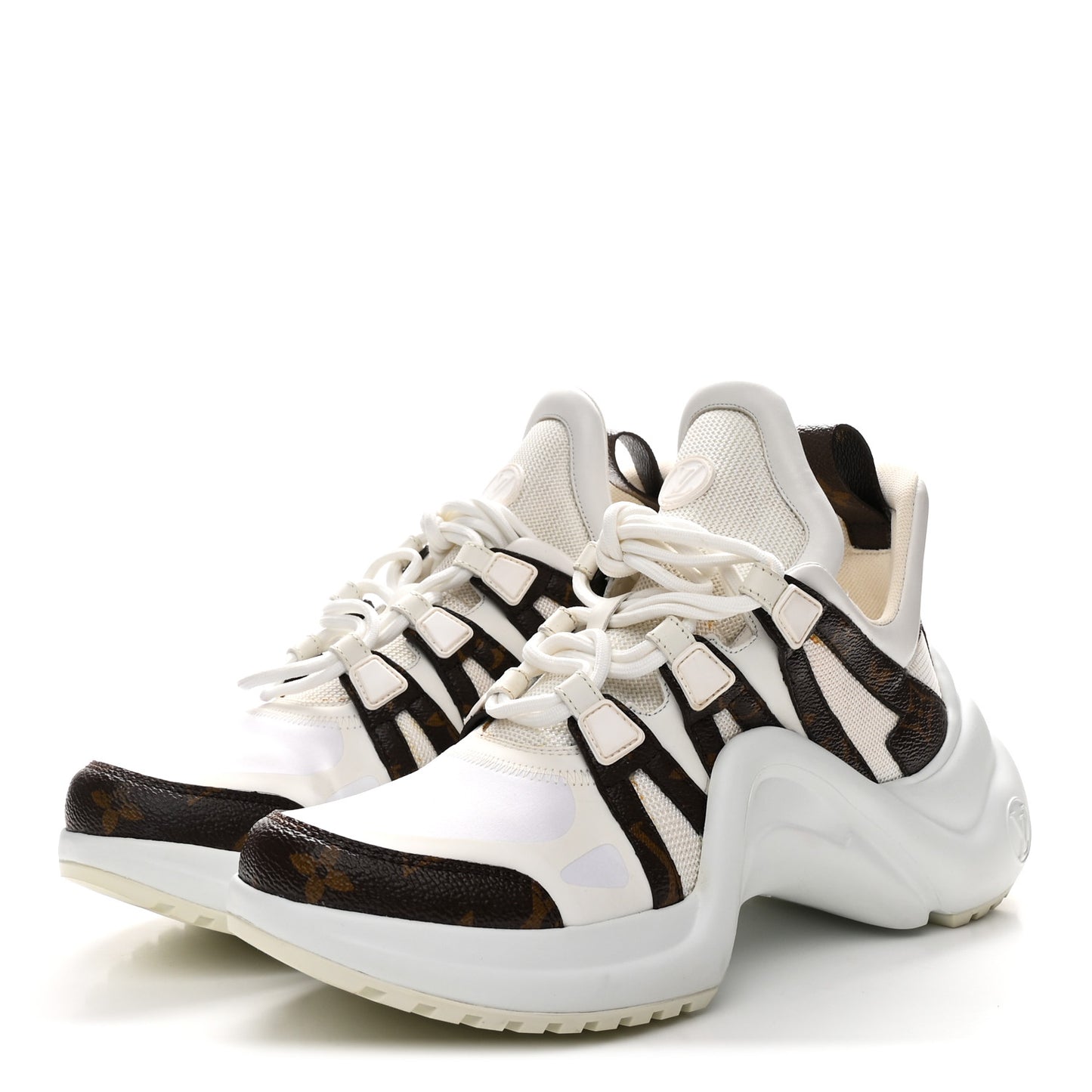 Patent Monogram LV Archlight Sneakers 40 White