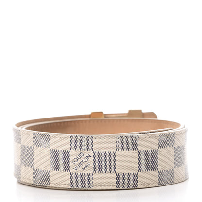 Louis Vuitton Damier Azur LV Initiales Belt 95 38 2 of 10