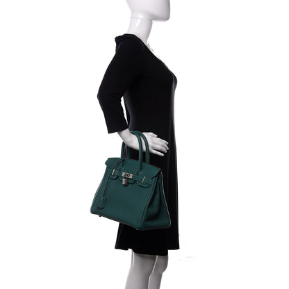 Hermes Togo Birkin 30 Malachite 2 of 11