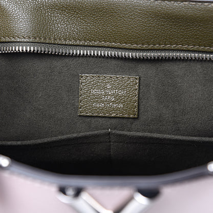 Louis Vuitton Cuir Plume Monogram Very One Zipped Tote Green 6 of 9