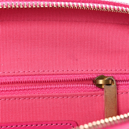 Chanel Shiny Caviar Quilted Chain Melody Backpack Pink 9 of 10