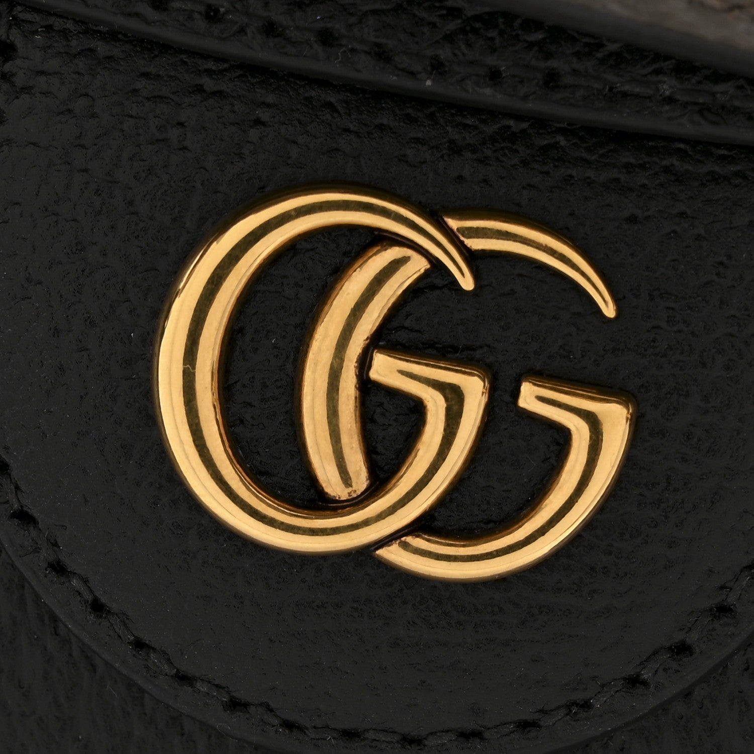 Gucci Textured Dollar Calfskin Web Small Diana Tote Bag Black Dusty Grey 11 of 11